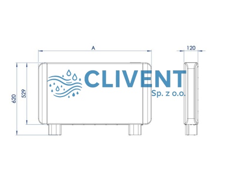 Klimakonwektor NEMO 800